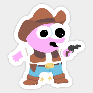 Cowboy Pim Sticker